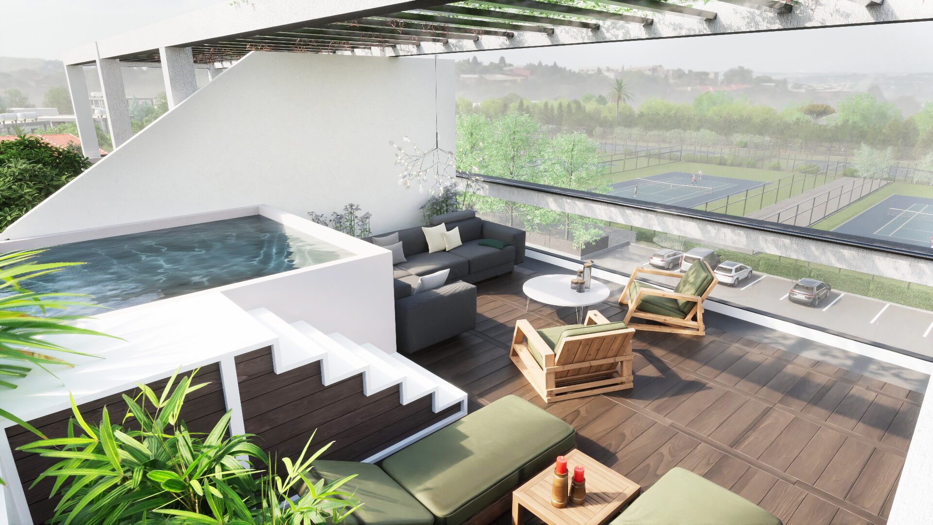 Interior and exterior view 33 of Serene Residences in Limassol