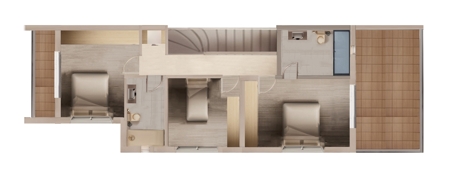 Model D 4 Bedroom House Plan