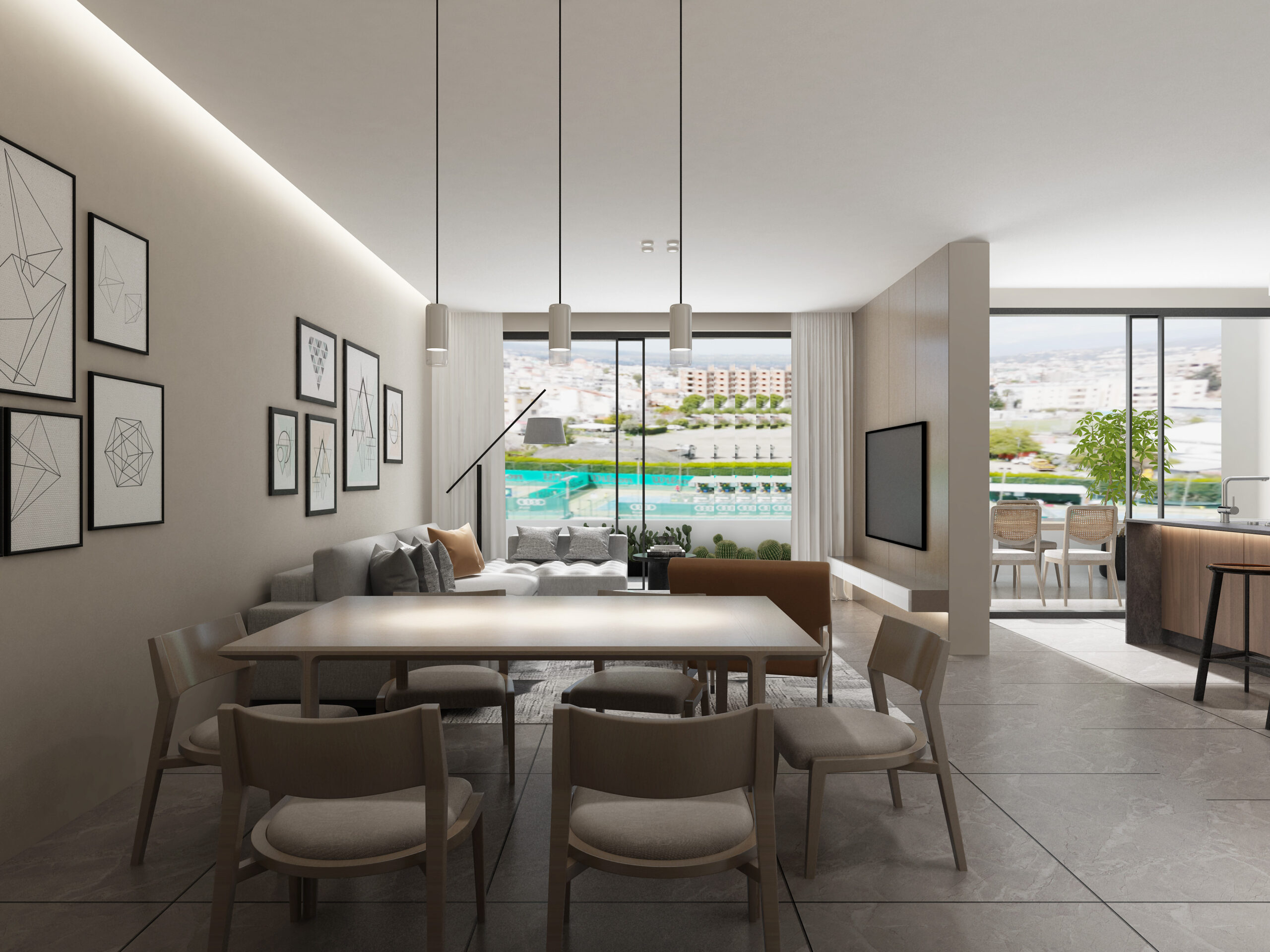 Interior and exterior view 22 of Serene Residences in Limassol
