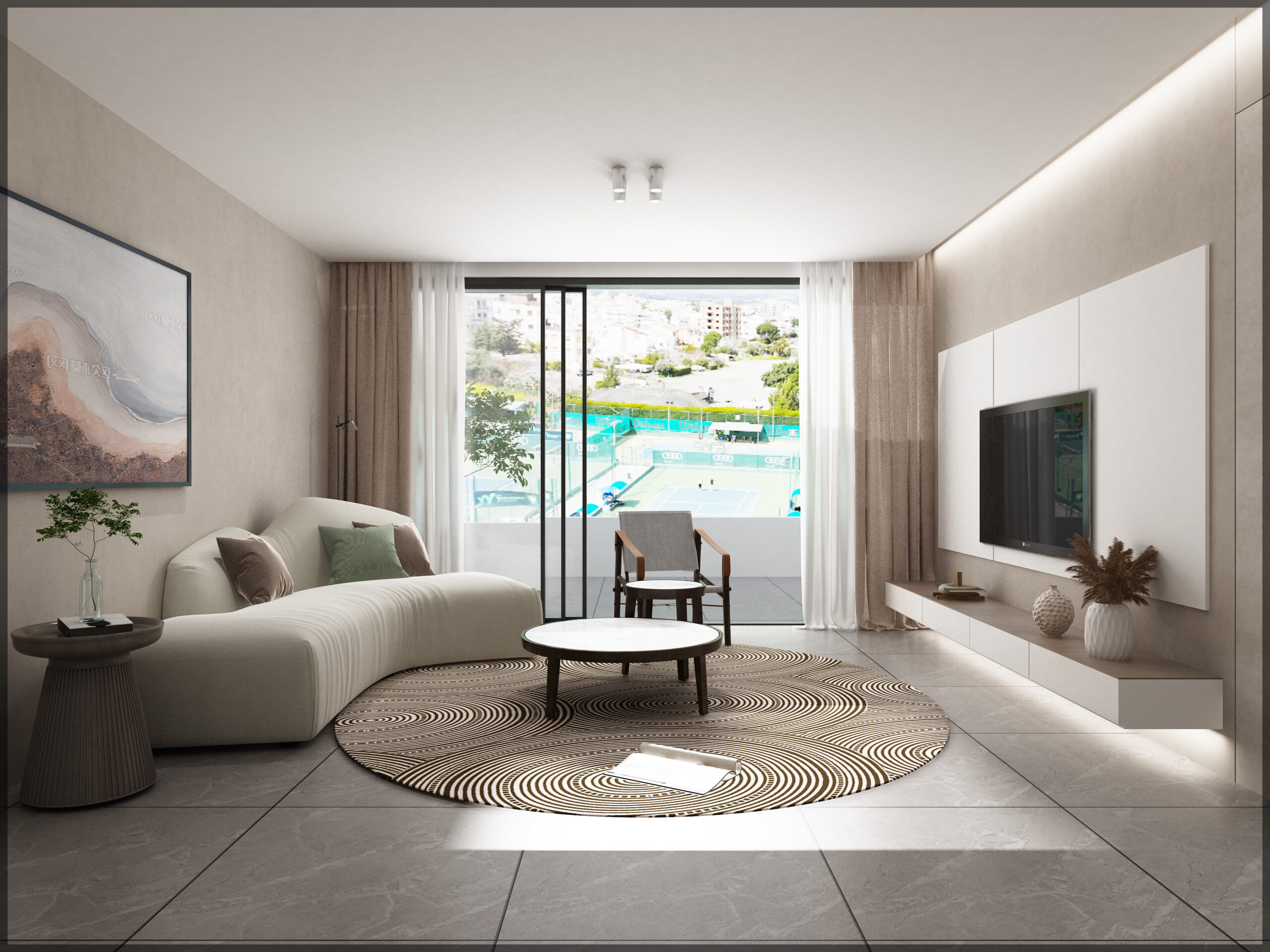 Interior and exterior view 17 of Serene Residences in Limassol