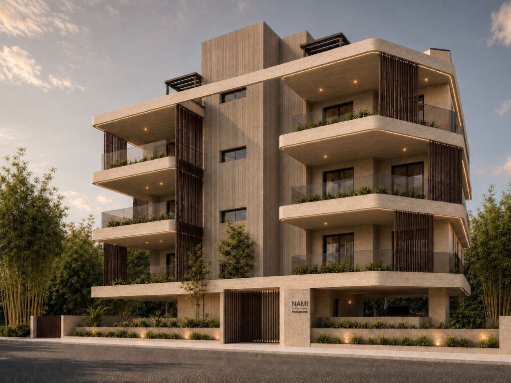NAMI Residences, a BERKOS residential development in Mesa Geitonia, Limassol