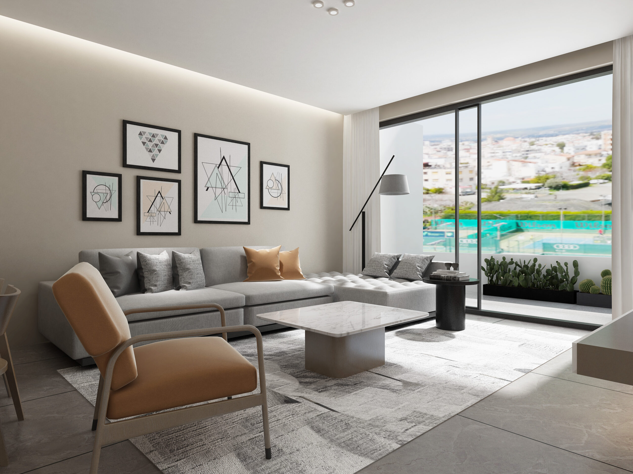 Interior and exterior view 16 of Serene Residences in Limassol