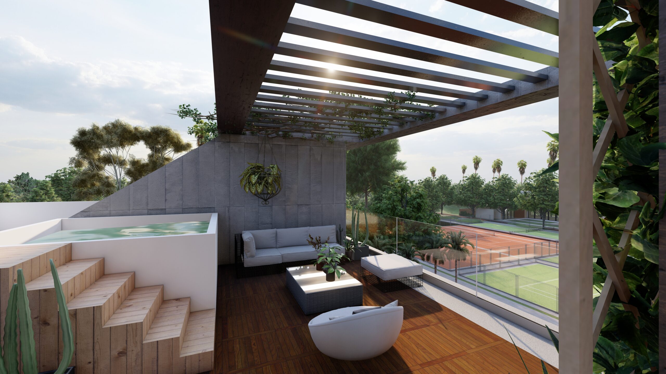 Interior and exterior view 30 of Serene Residences in Limassol
