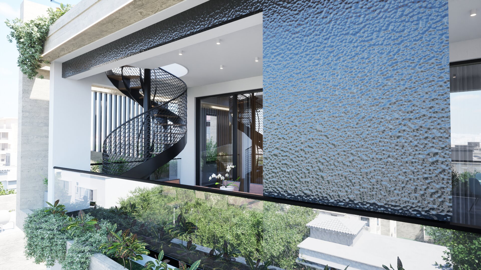 Exterior and common area view 15 of ELOS Residences in Katholiki, Limassol