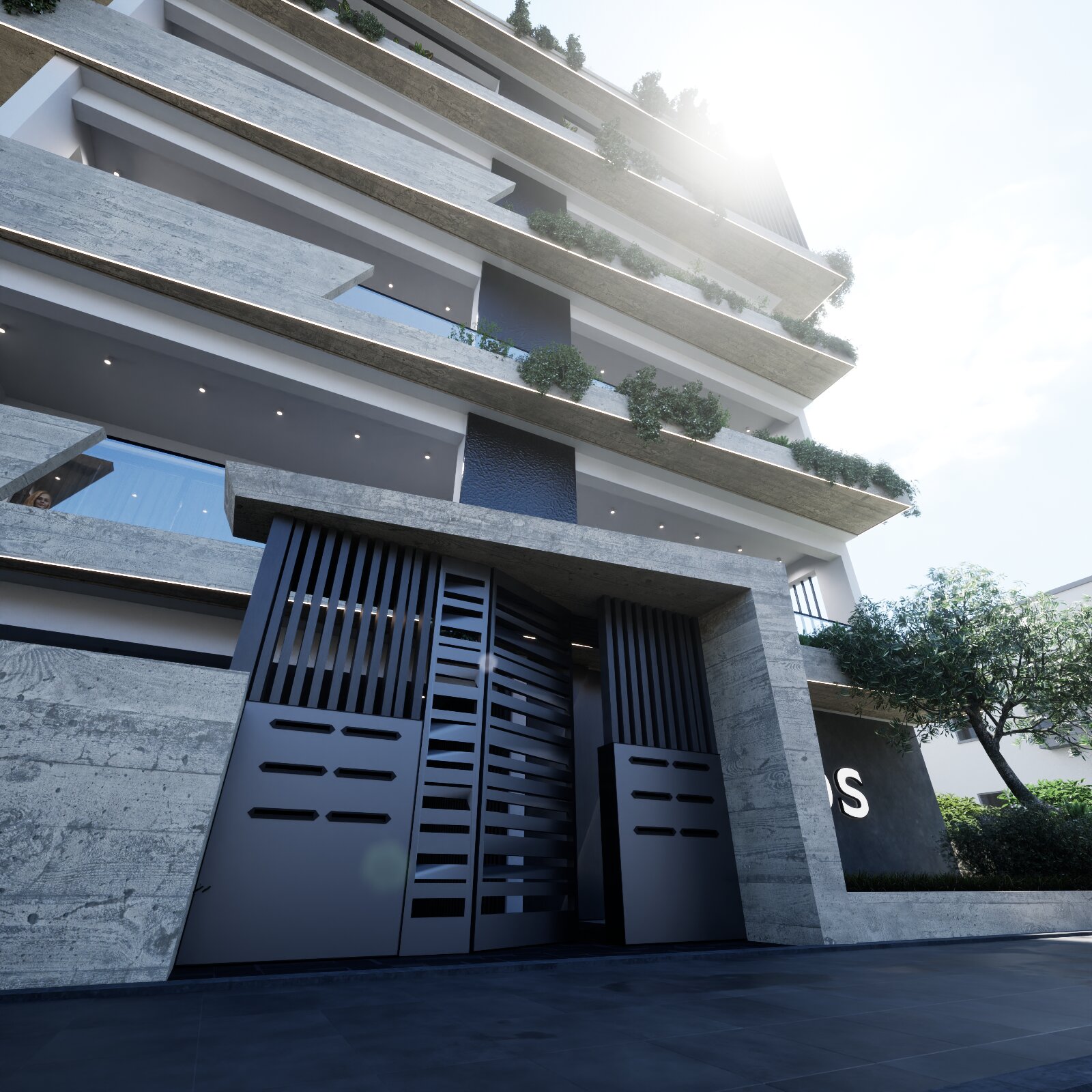 Exterior and common area view 29 of ELOS Residences in Katholiki, Limassol