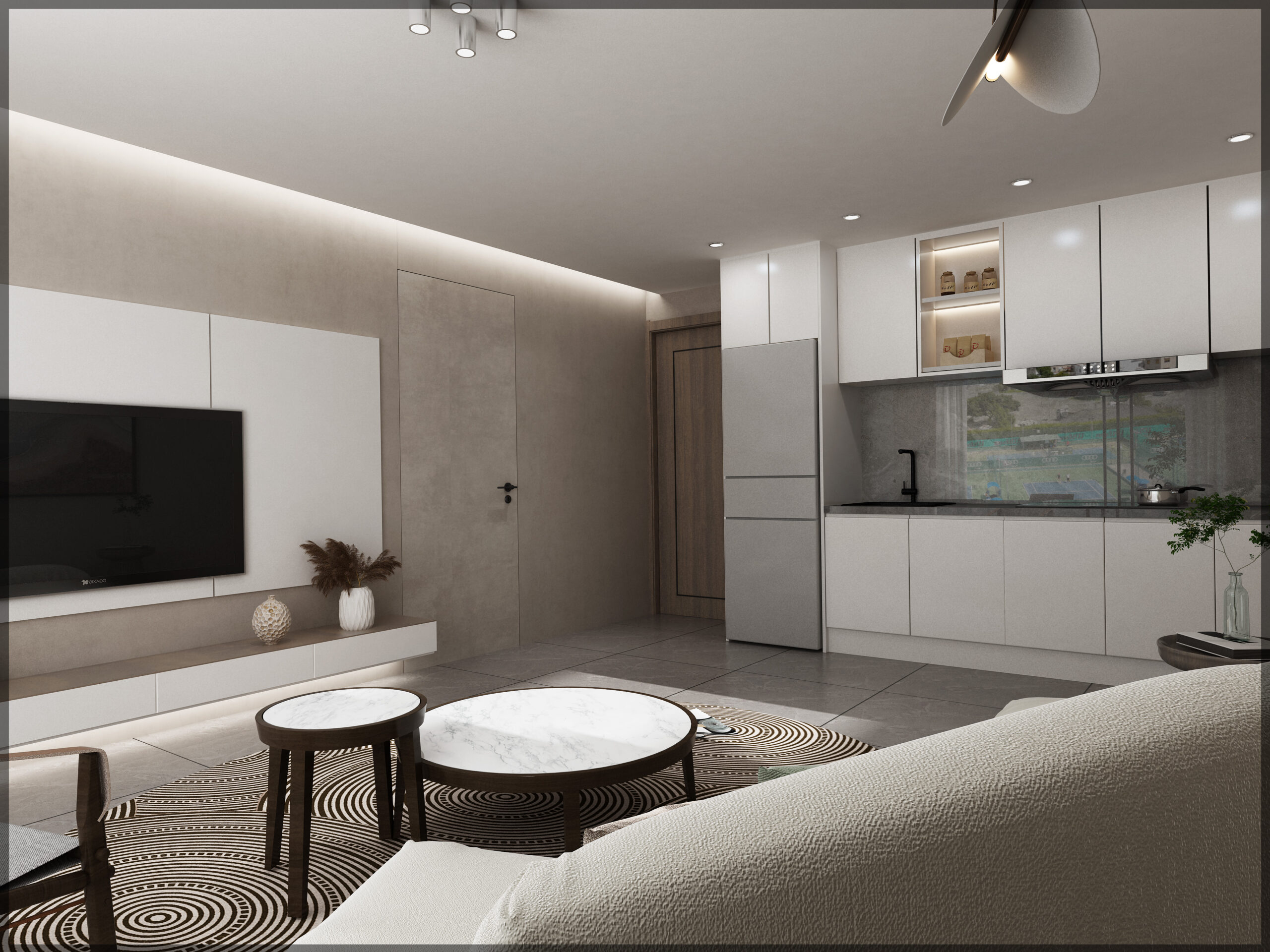 Interior and exterior view 19 of Serene Residences in Limassol