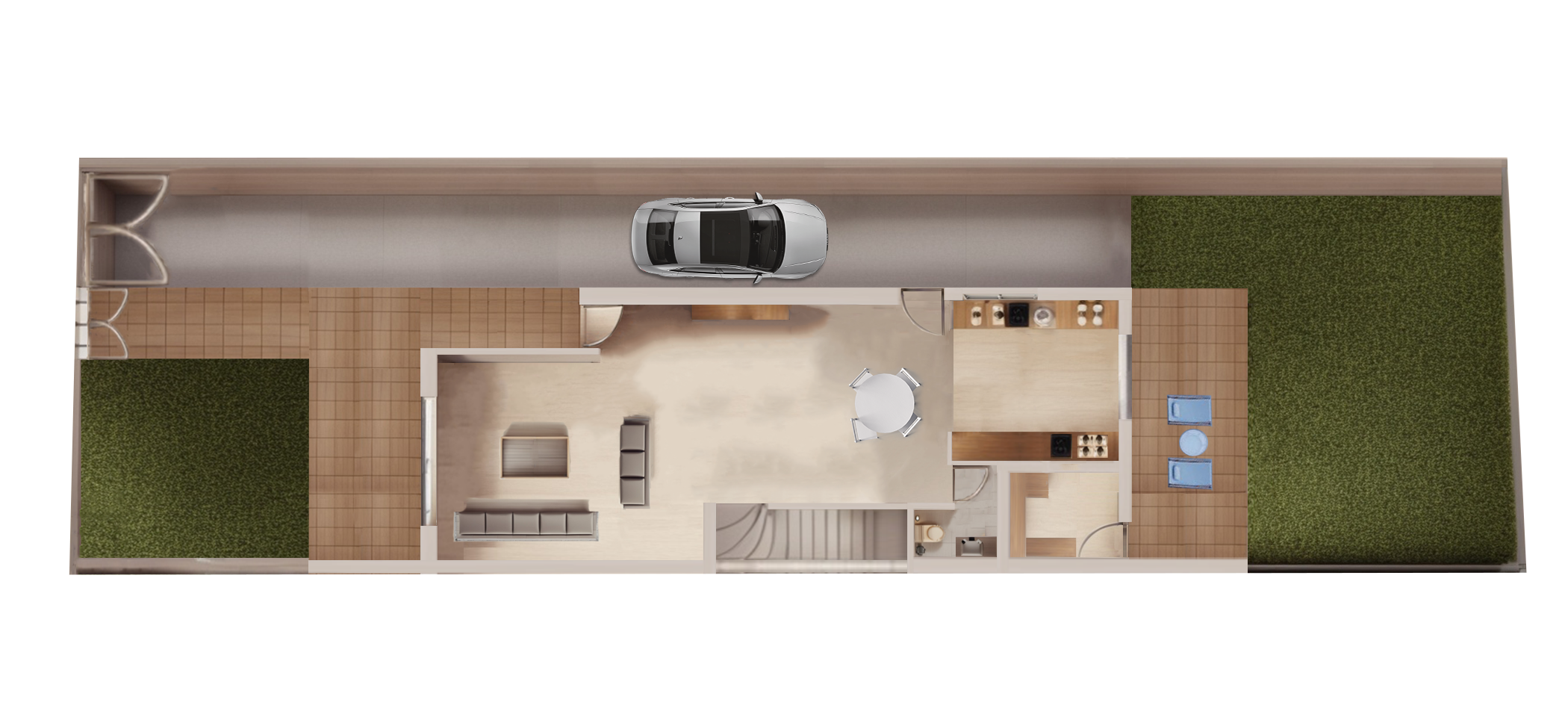 Model A 3 Bedroom House Plan