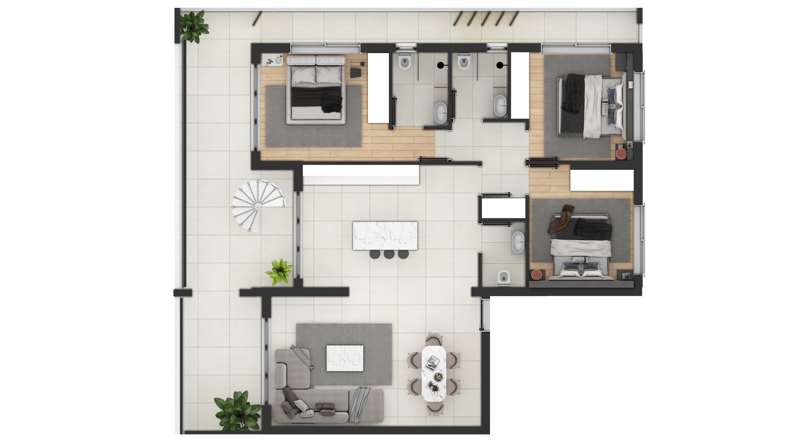 3 Bedroom Plan