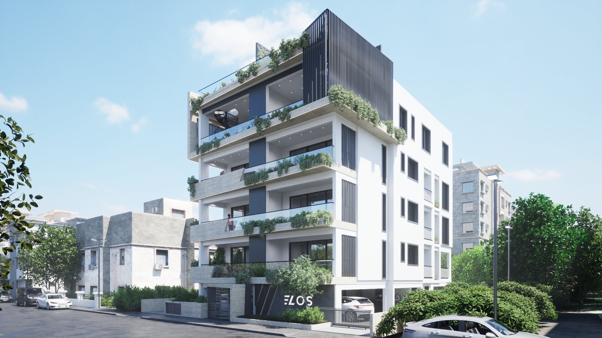 Exterior and common area view 28 of ELOS Residences in Katholiki, Limassol