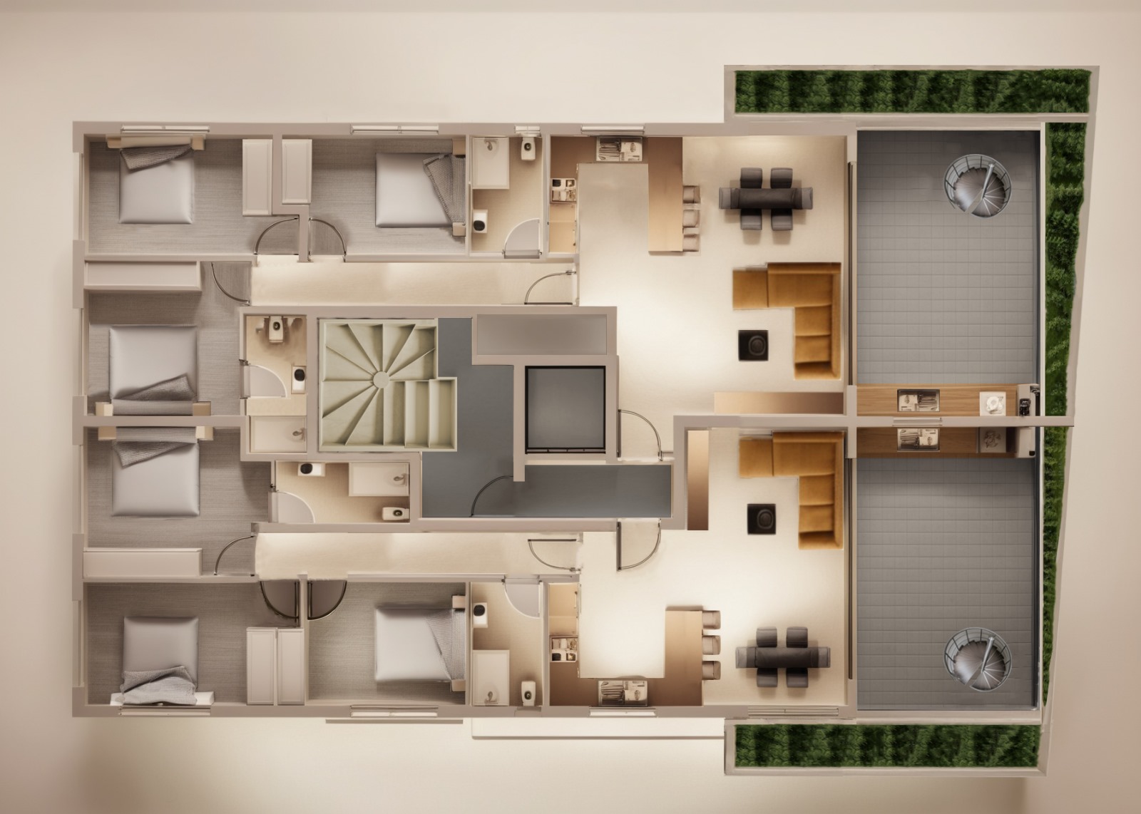 Floor 4 building plan for ELOS Residences