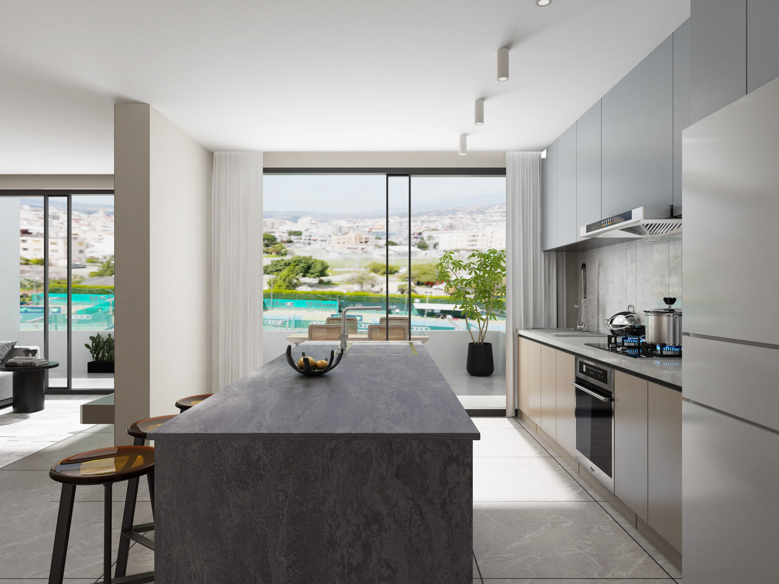 Interior and exterior view 21 of Serene Residences in Limassol