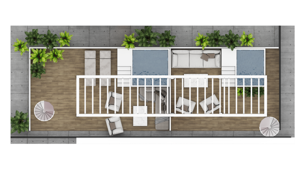 3rd Floor Penthouse Plan building plan for Serene Residences