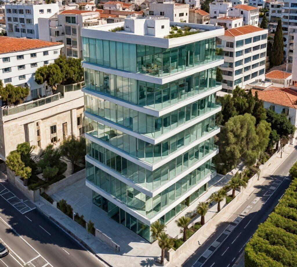 Makarios Business Center development in Makarios Avenue, Limassol