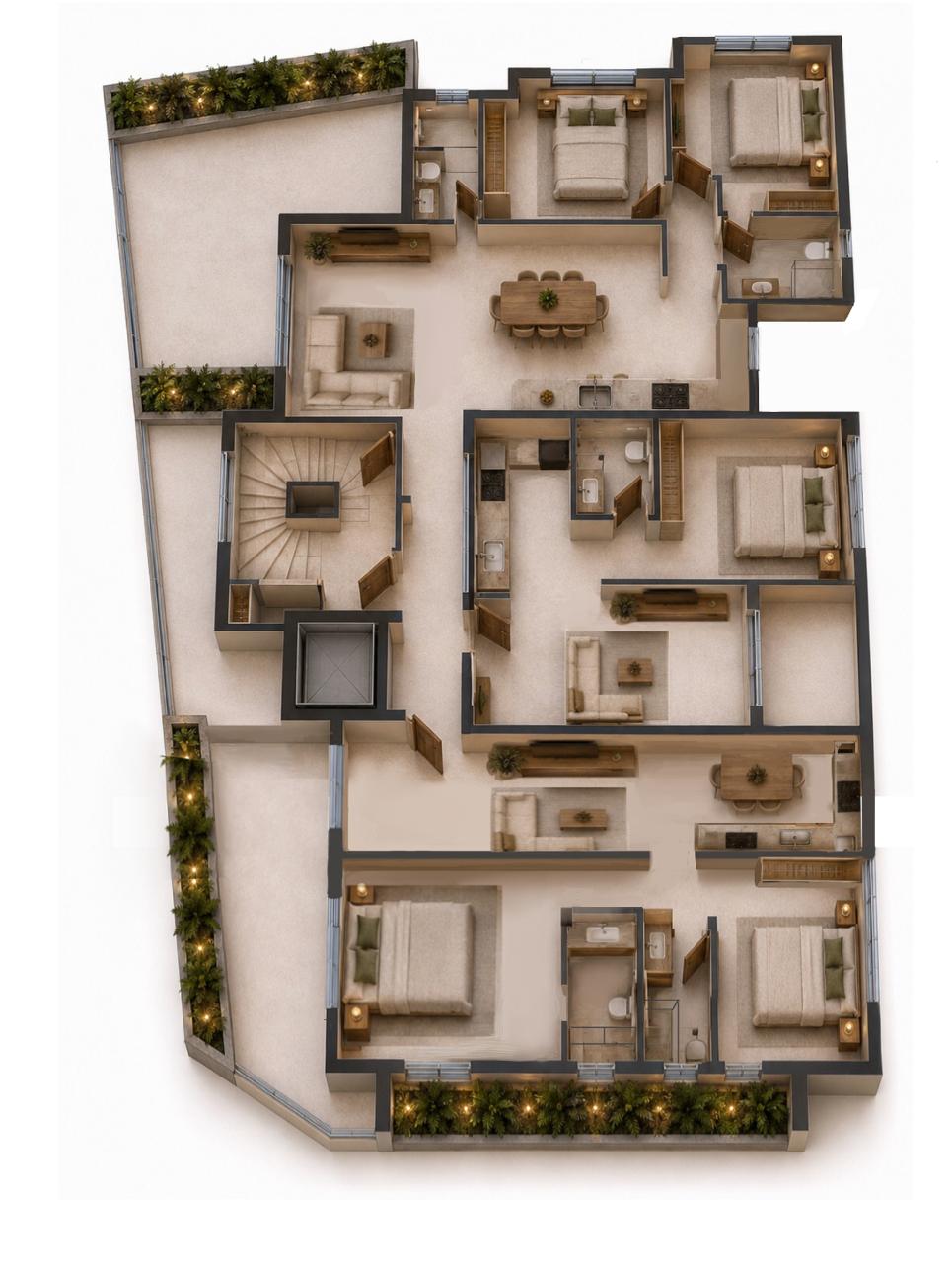 Overall Floor Layout building plan for NAMI Residences